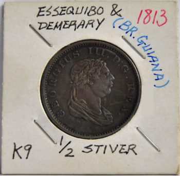 ½ Stiver Essequibo & Demerary