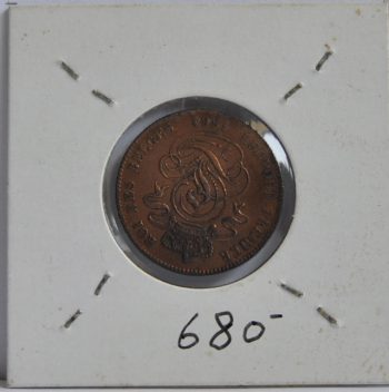 2 Centimes Belgium 1864