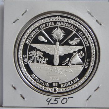 50 Dollars Marshall islands 1989 - Probe of Venus 1967