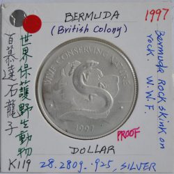 DOLLAR Bermuda 1997 Rock Skink