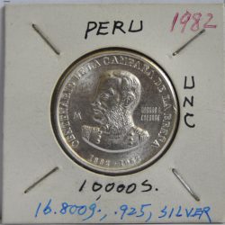 10000 SOLES Peru 1982