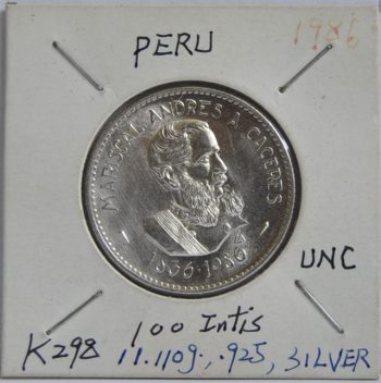 100 INTIS Peru 1986