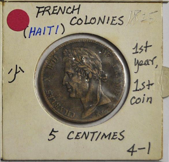 5 CENTIMES French Colonies 1825