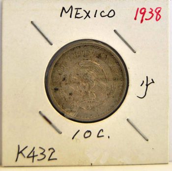 10 CENTAVOS Mexico 1938