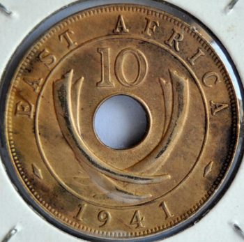 East Africa British Colonies 10 CENTS 1941