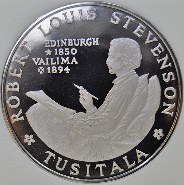 Samoa TALA 1969 KM# 8 Proof Copper-Nickel Robert Louis Stevenson coin